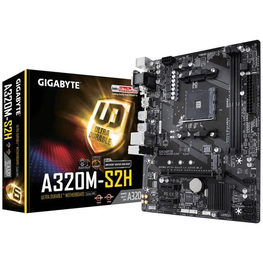 Gigabyte Ga A320M H Am4 Ryzen Ddr4 Dvi Hdmi Usb3.1 Ga-A320M-H