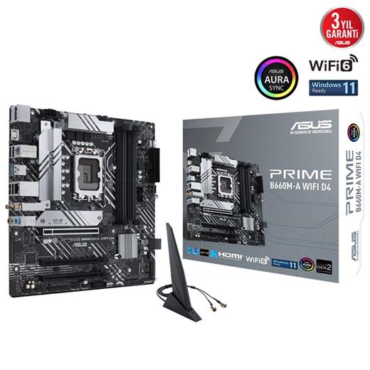 Asus Prime B660M-A Wifi D4 1700P Hdmi Dp 90Mb1Ae0-M0Eay0