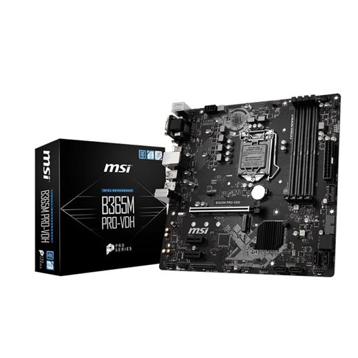 Msı B365M Pro-Vdh 1151 Ddr4 Vga Dvi Hdmi Usb3.1 B365M Pro-Vdh