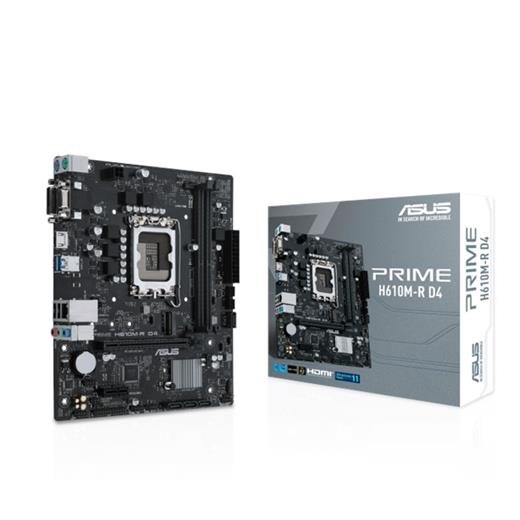 Asus Prime H610M-R D4 1700P Vga Hdmi 90Mb1B40-M0Ecy0