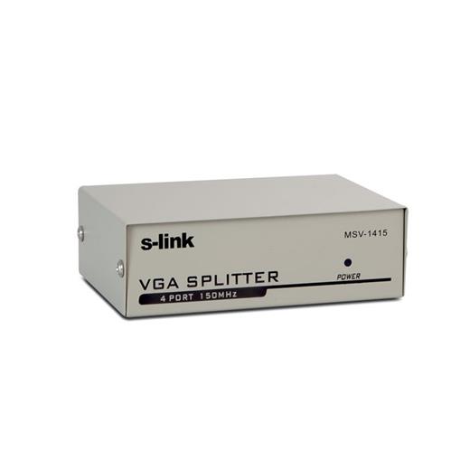 S-Link Msv-1415 4 Vga 150Mhz Monitör Çoklayıcı