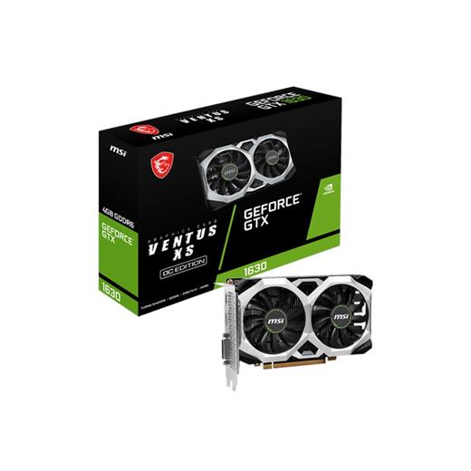 Msı Geforce Gtx 1630 4Gb Ventus Xs Oc Gddr6 64Bit Geforce Gtx 1630 Ventus X