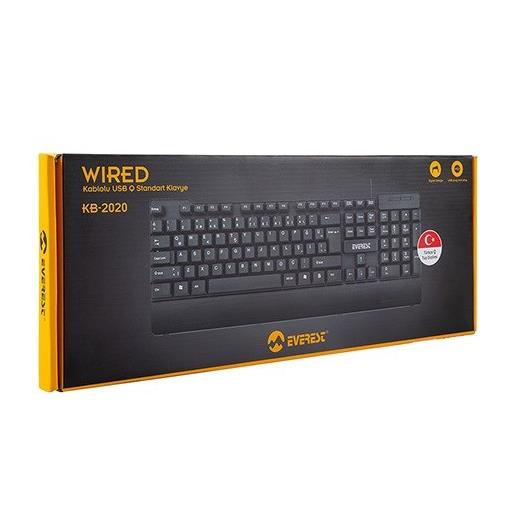 Everest Kb-2020 Siyah Usb Standart Q Klavye