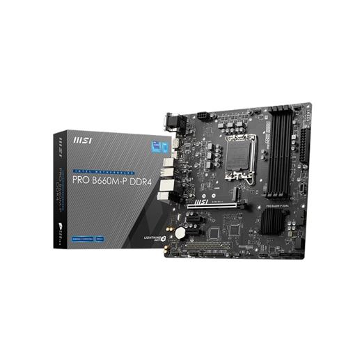 Msı Pro B660M-P D4 1700P Vga Hdmi Dp Pro B660M-P Ddr4