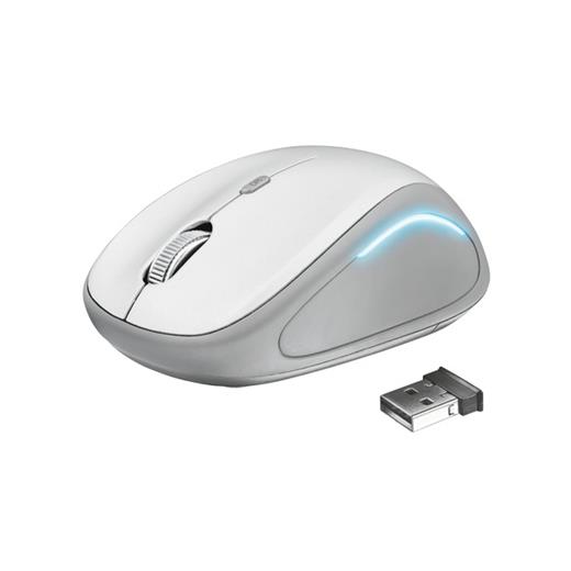 Tru22335 - Trust 22335 Yvi Kablosuz Mouse-Beyaz