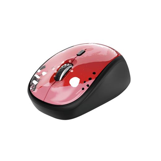 Tru24440 - Trust 24440 Yvi Kablosuz Mouse-Kırmızı Siyah