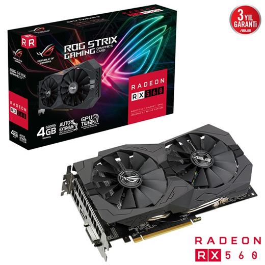 Asus Rx560 4Gb Rog Strix V2 Gddr5 128Bit 90Yv0Hv0-M0Na00