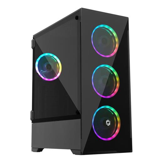 Frisby (Fc-9310G) Dual-Ring Rgb Fan Mid Tower