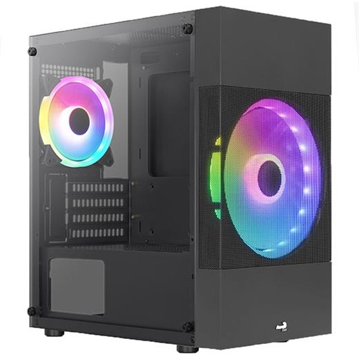 Aerocool 500W (Atomic Lite) Frgb Usb3 Mini Tower  Ae Atmc Lt 500