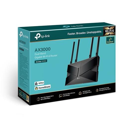 Tp-Link Archer Ax53 3000 Mbps Dual-Band Wi-Fi 6 Ro Archer Ax53